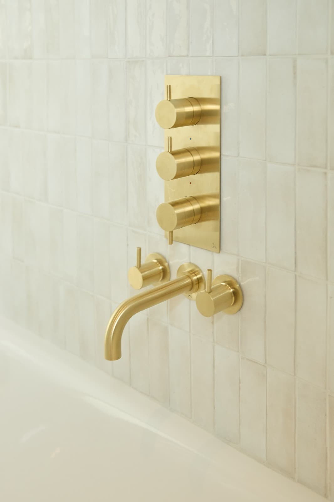 Concealed brass shower controls completed by 1st Boiler Care