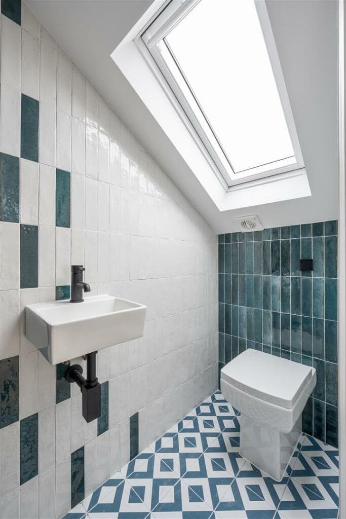 Patterned cloakroom installation completed by 1st Boiler Care