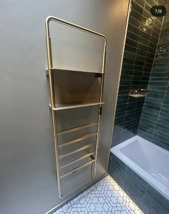 Heated towel rail installation completed by 1st Boiler Care