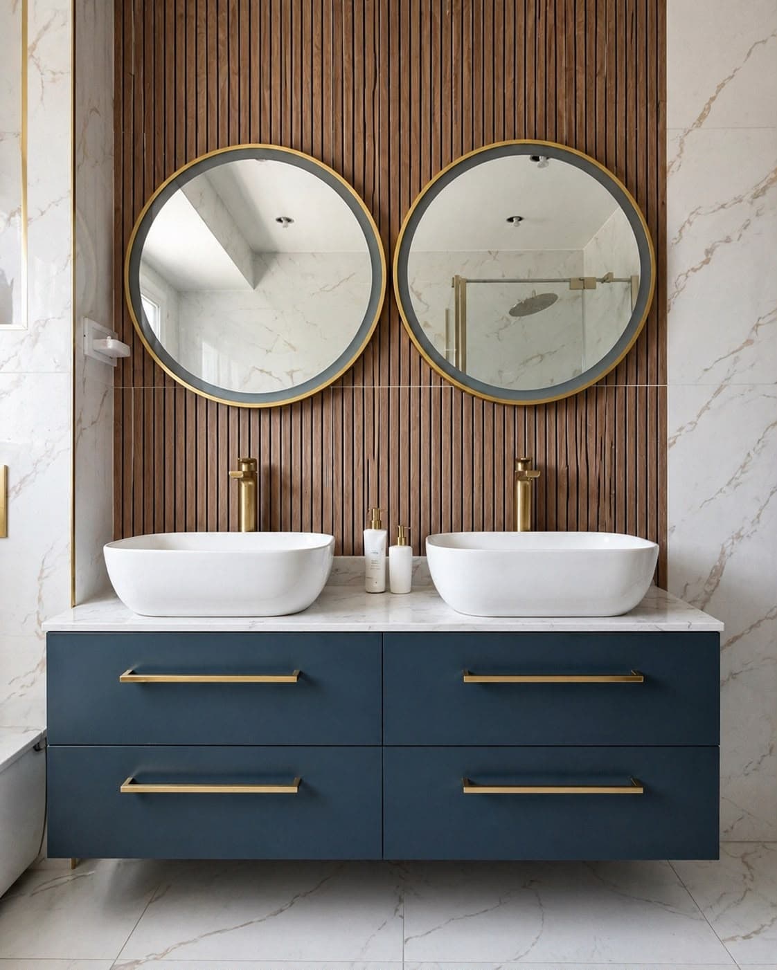 Double basin vanity completed by 1st Boiler Care